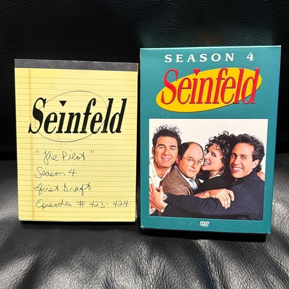 Seinfeld season 4 DVD set with bonus draft script